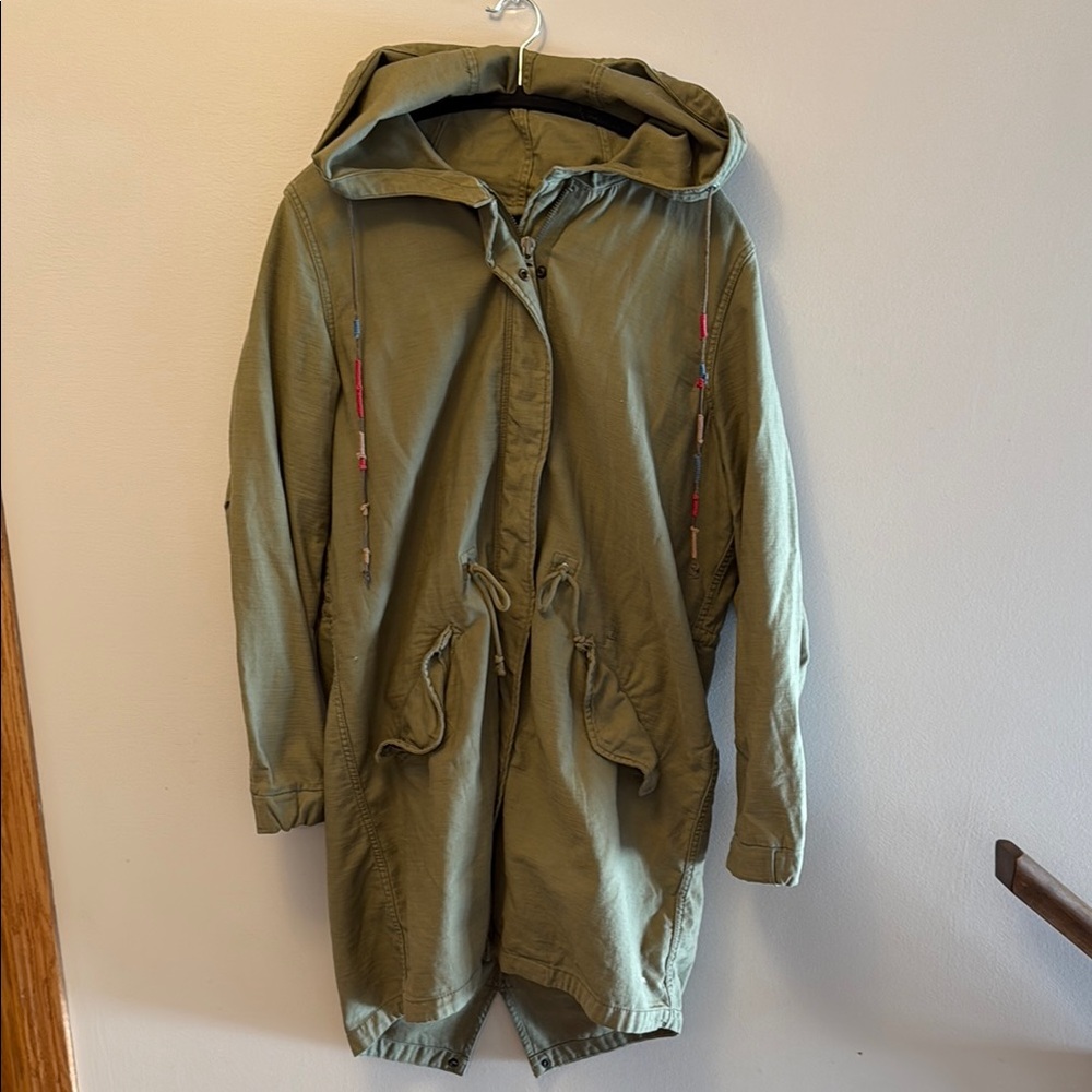 Ralph Lauren - Denim & Supply - Olive Green Military Inspired Hooded Jacket